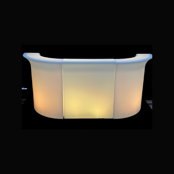 Glow Curve Bar Piece Hire