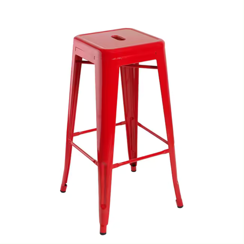 Tolix Stool Red
