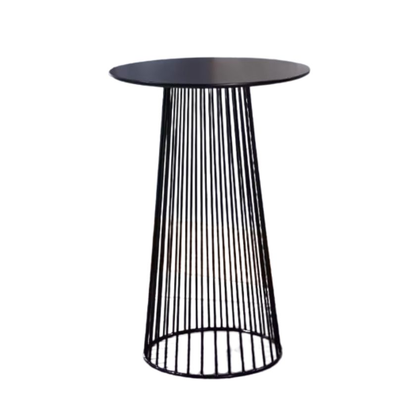 Black Wire Cocktail Table Hire