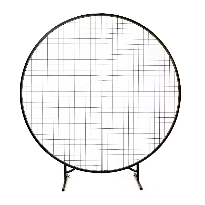 Black Circular Backdrop Hire