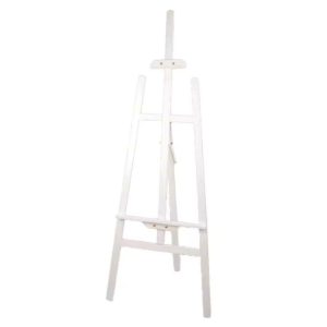 Wooden White Easel Hire