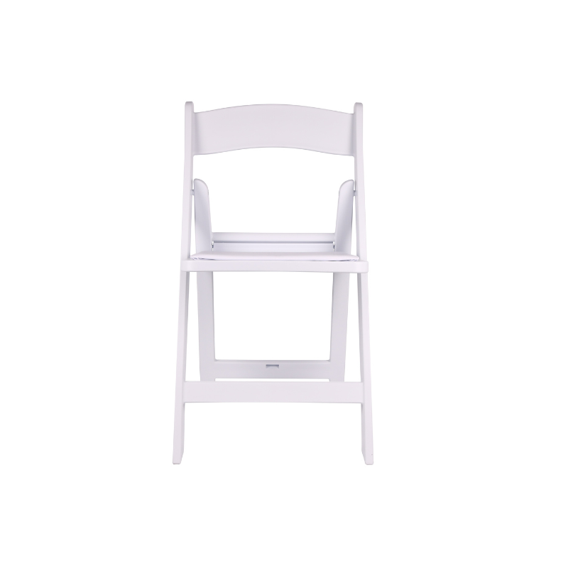  White Padded Folding Chair Hire (Wedding Chair)