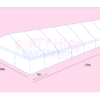 10m X 21m -Clear Framed Marquee