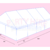 6m X 12m -Clear Framed Marquee
