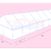 6m X 21m - Framed Marquee