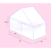 6m X 3m - Clear Framed Marquee