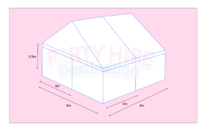 6m X 6m - Framed Marquee