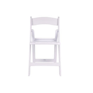 White Padded Folding Chair Hire (Wedding Chair)